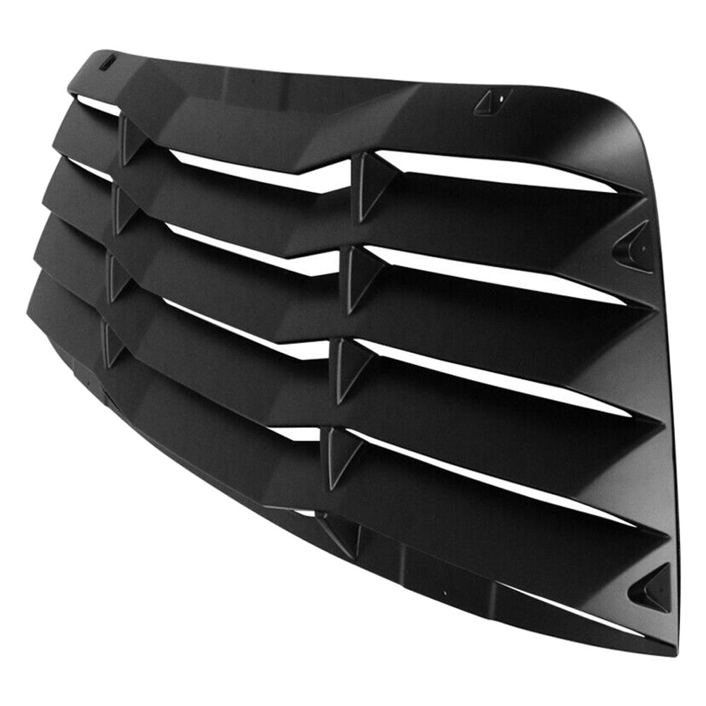 For 08-23 Dodge Challenger 2DR Rear Window Louver Sun Shade Cover Matte Black