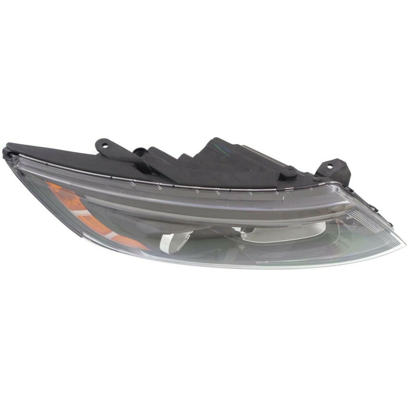 Headlight Set For 2014-15 Optima Sedan Left And Right Black Housing 2Pc