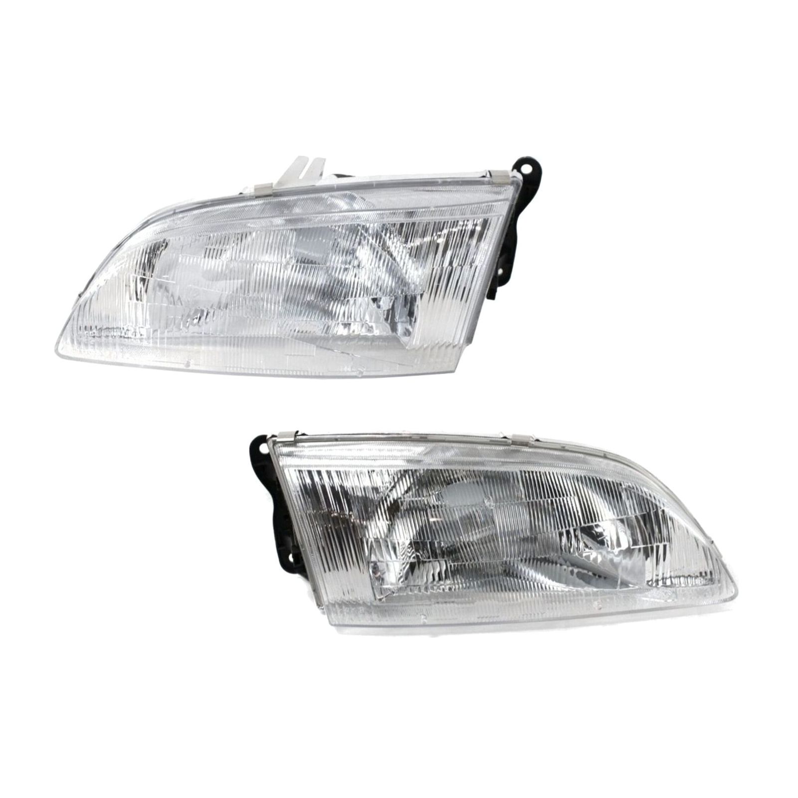 Headlight Set For Mazda 1998-1999 626 Sedan Left And Right With Bulb 2Pc