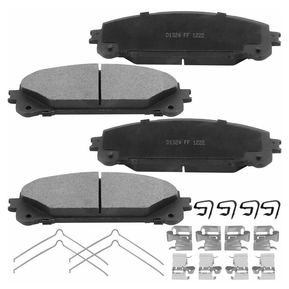 4X Front Ceramic Brake Pads