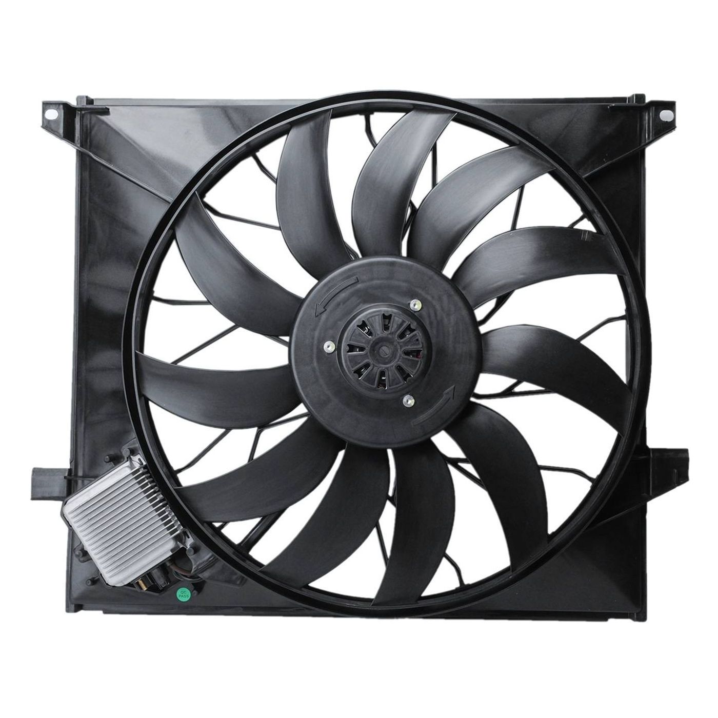 Radiator Cooling Fan Assembly Brushless For Mercedes-Benz 2000-03 ML55 AMG W163