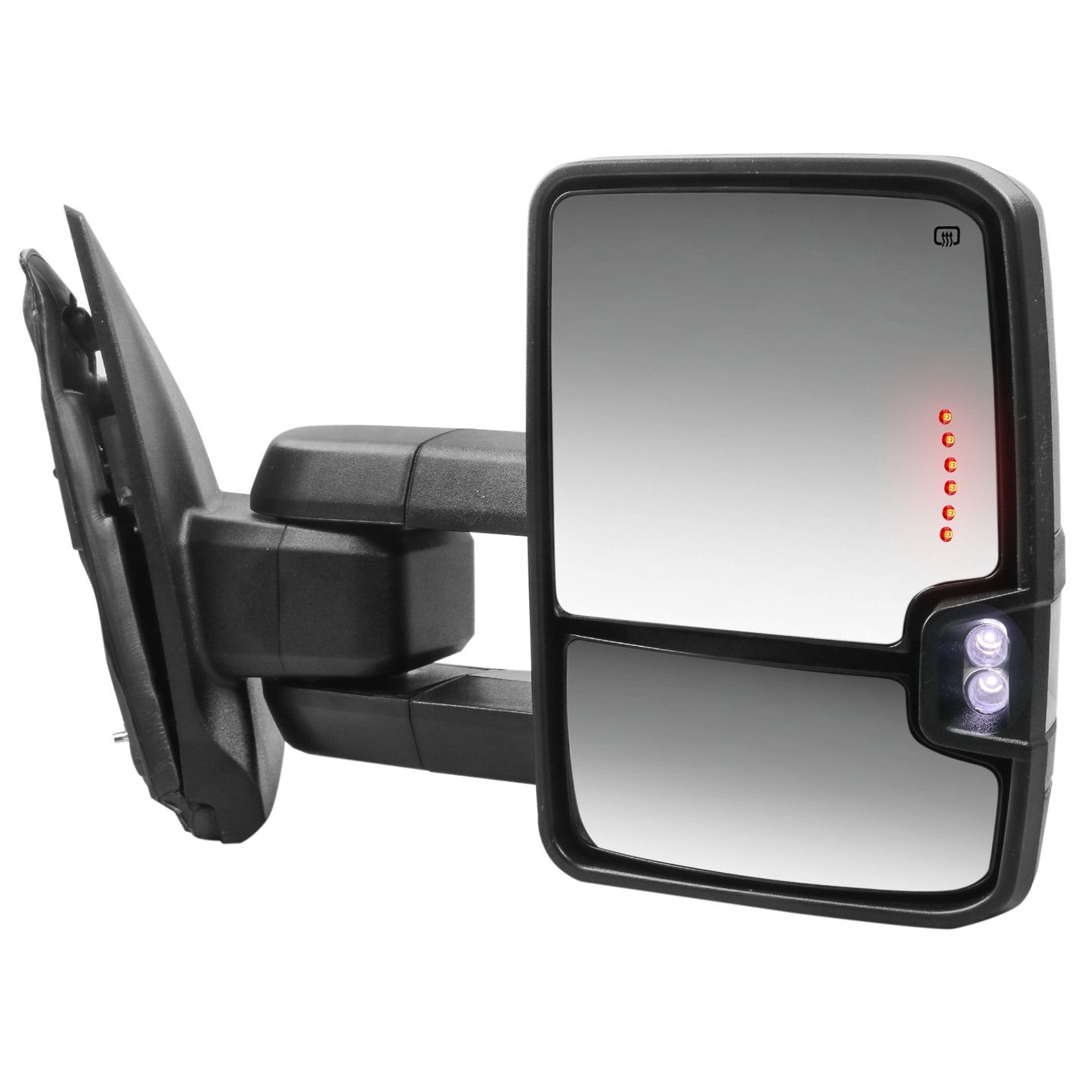 Pair Power Heated Tow Mirrors For Excursion F250 F350 F450 F550 SuperDuty