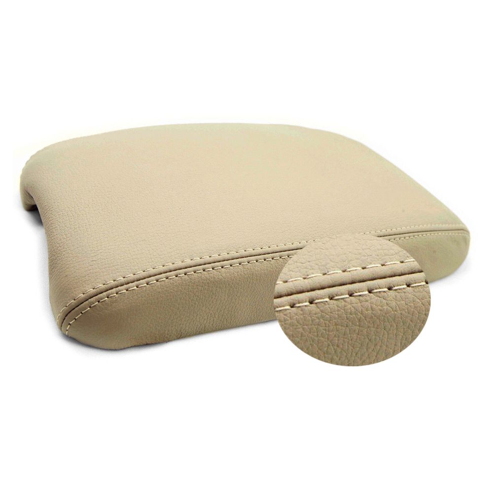 Center Console Armrest Leather Synthetic Cover For Lexus 03-07 LX470 Base Beige