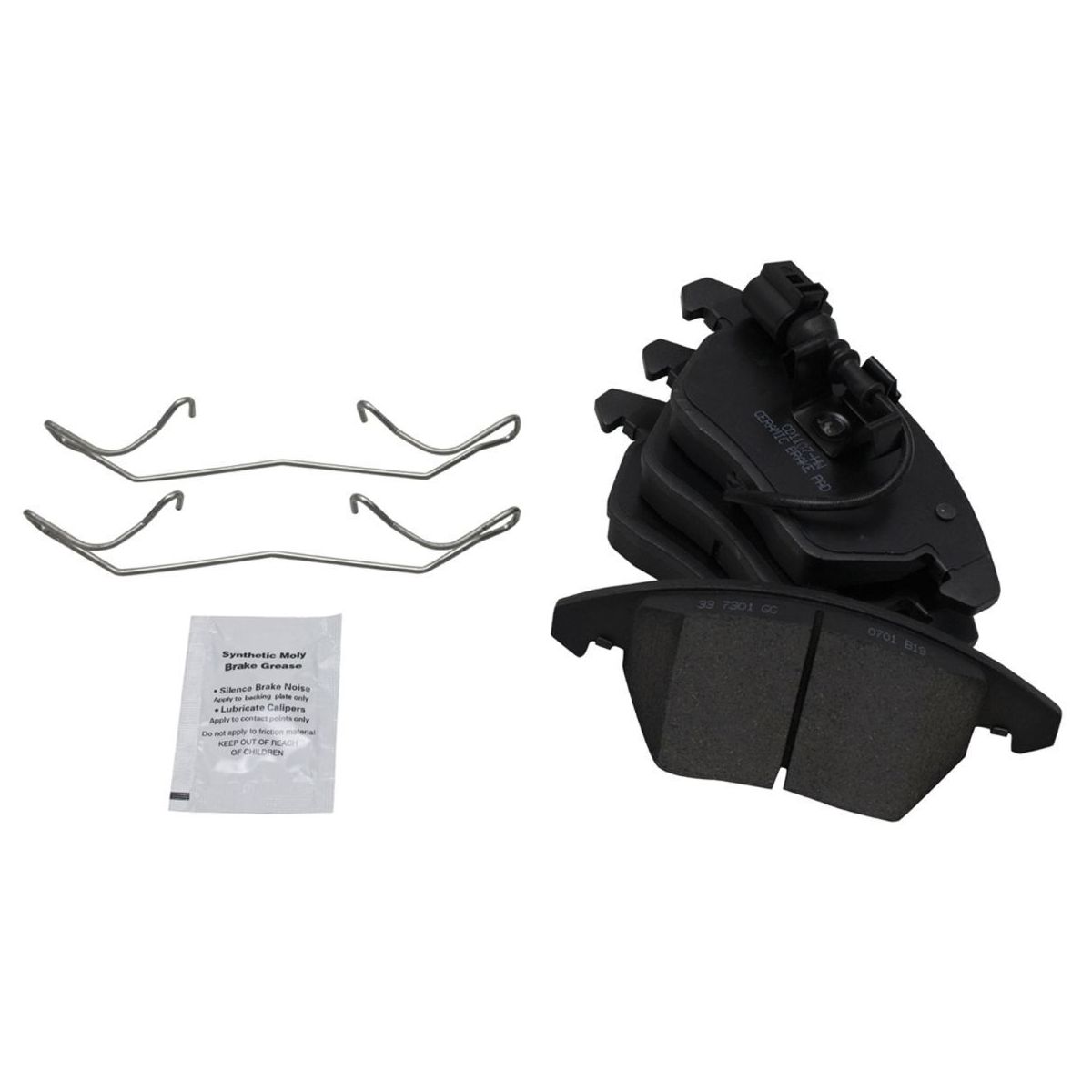 For Audi 10-13 A3 Base Hatchback Front & Rear Ceramic Brake Pad & Rotor Kit