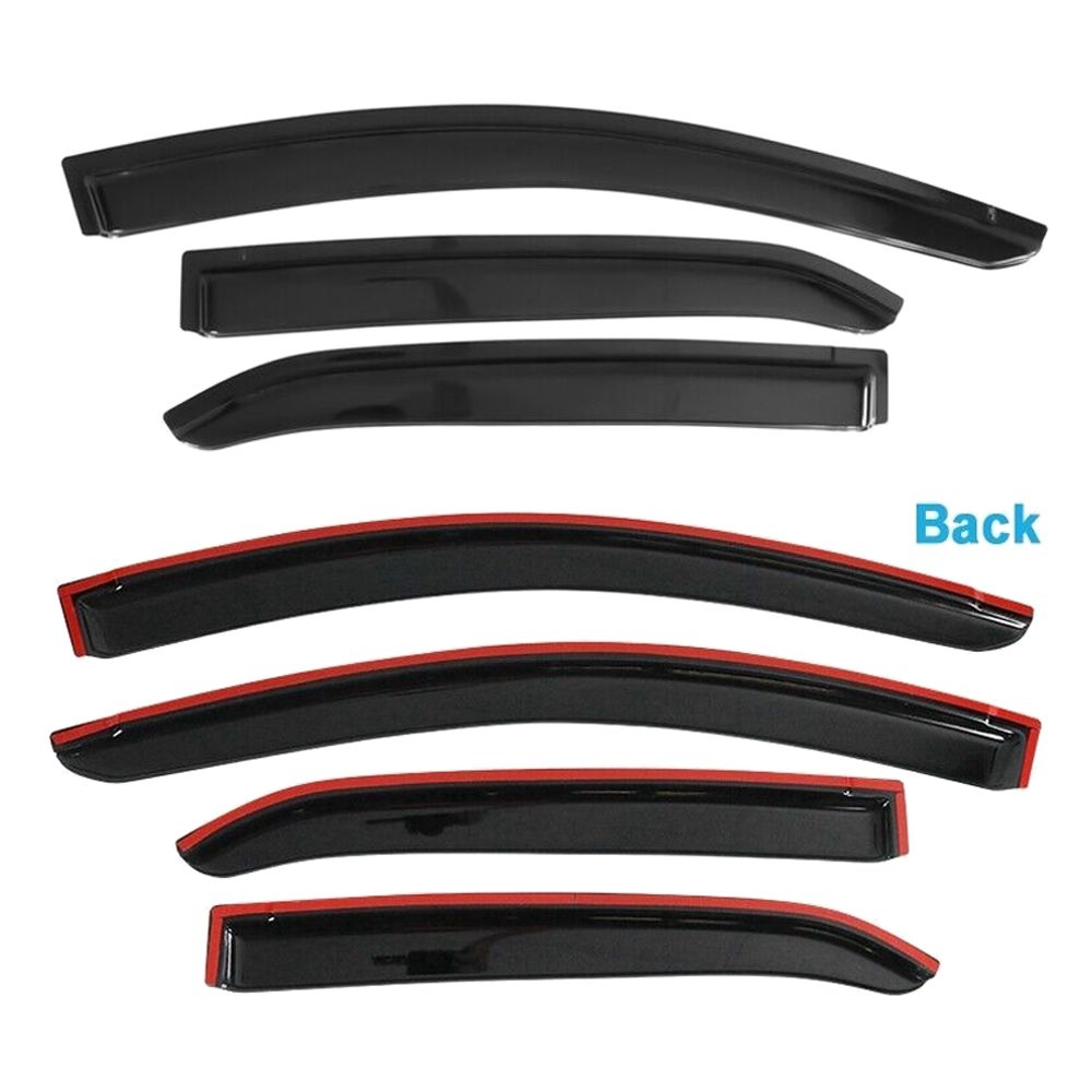 Fits 14-19 Toyota Corolla Sedan 4-Door Acrylic Window Visors Sun Rain Guard 4PCS