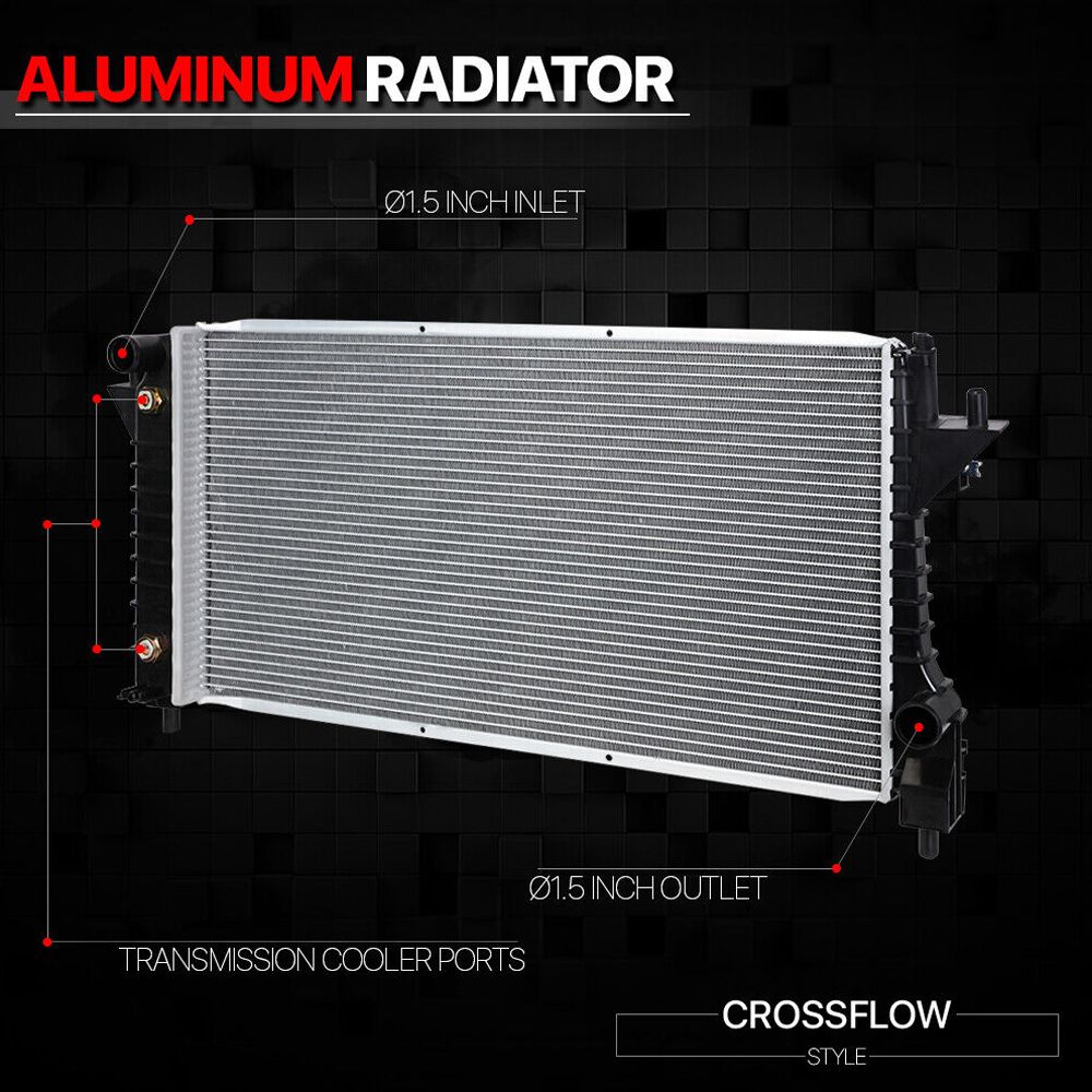 For 00-04 Taurus SES A86536-0381ARMEO Aluminum Factory Replacement Radiator