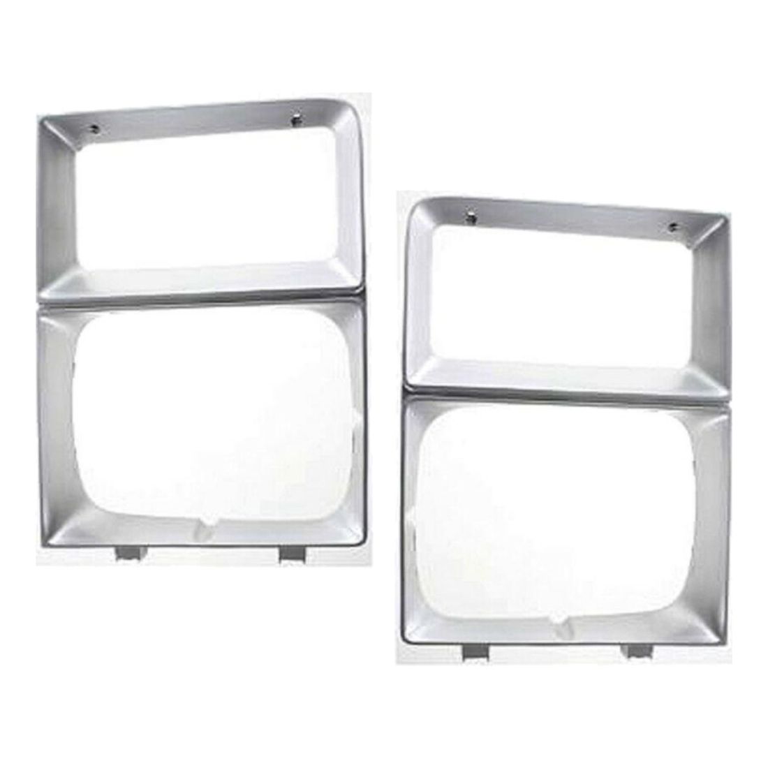 Headlight Door/Bezel Left & Right Side Silver For Blazer C/K Jimmy Suburban Pair