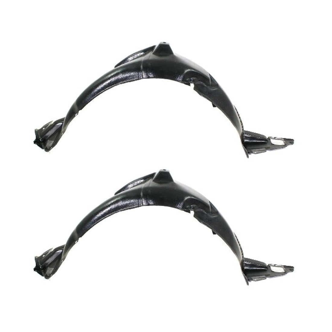 2 Sets Of - Splash Shield For 07-11 Accent Hatchback 06-11 Accent Sedan Front