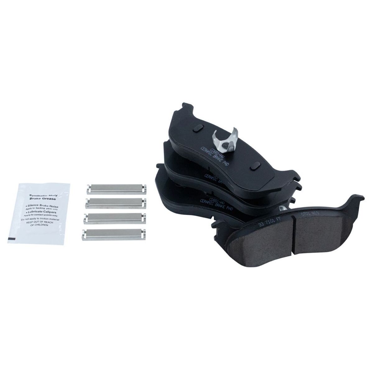 For 02-05 Explorer 02-05 Mountaineer Rear Ceramic Brake Pad Rotor & Caliper Kit