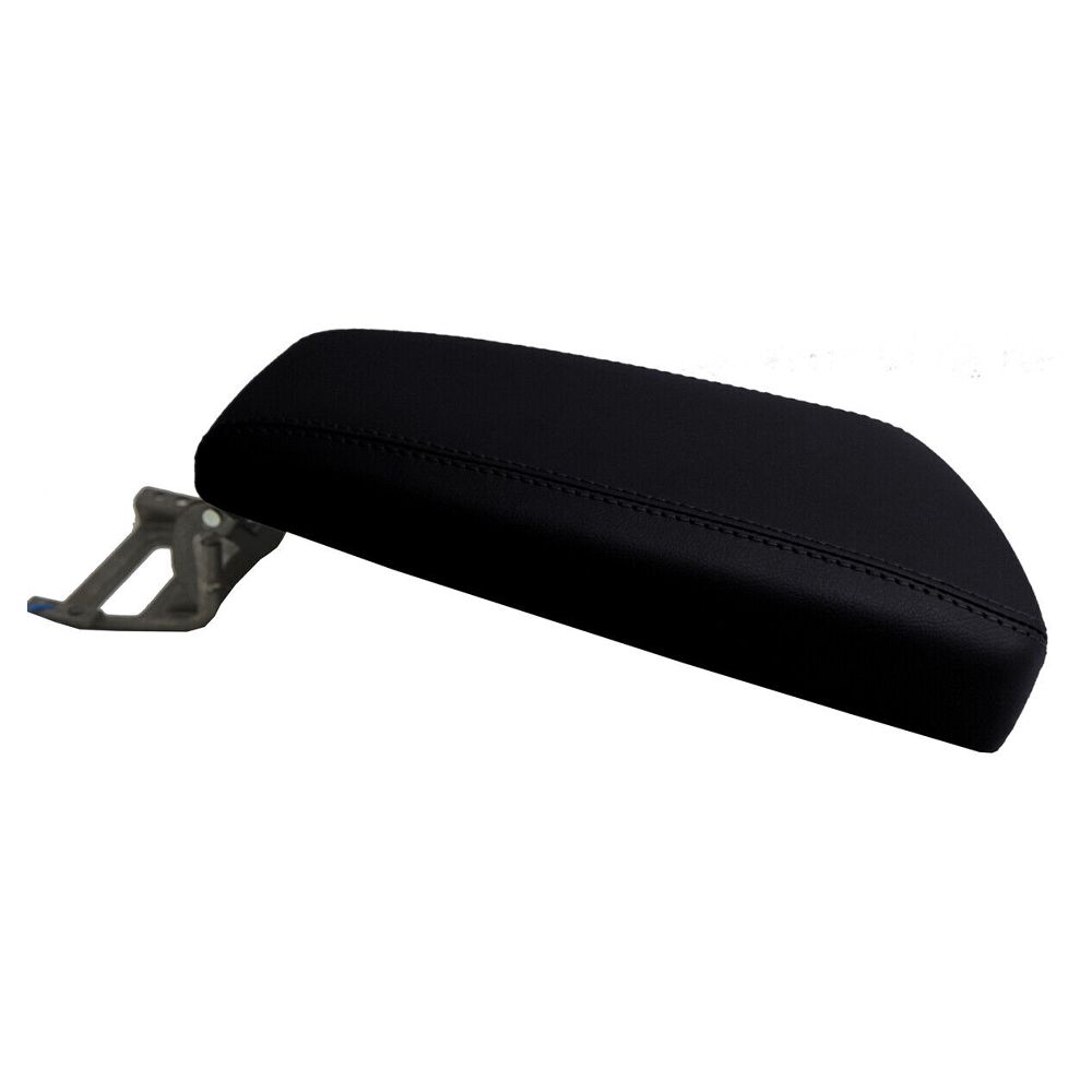 Center Console Lid Armrest Cover PVC Leather For 11-15 Kia Optima Sedan Black