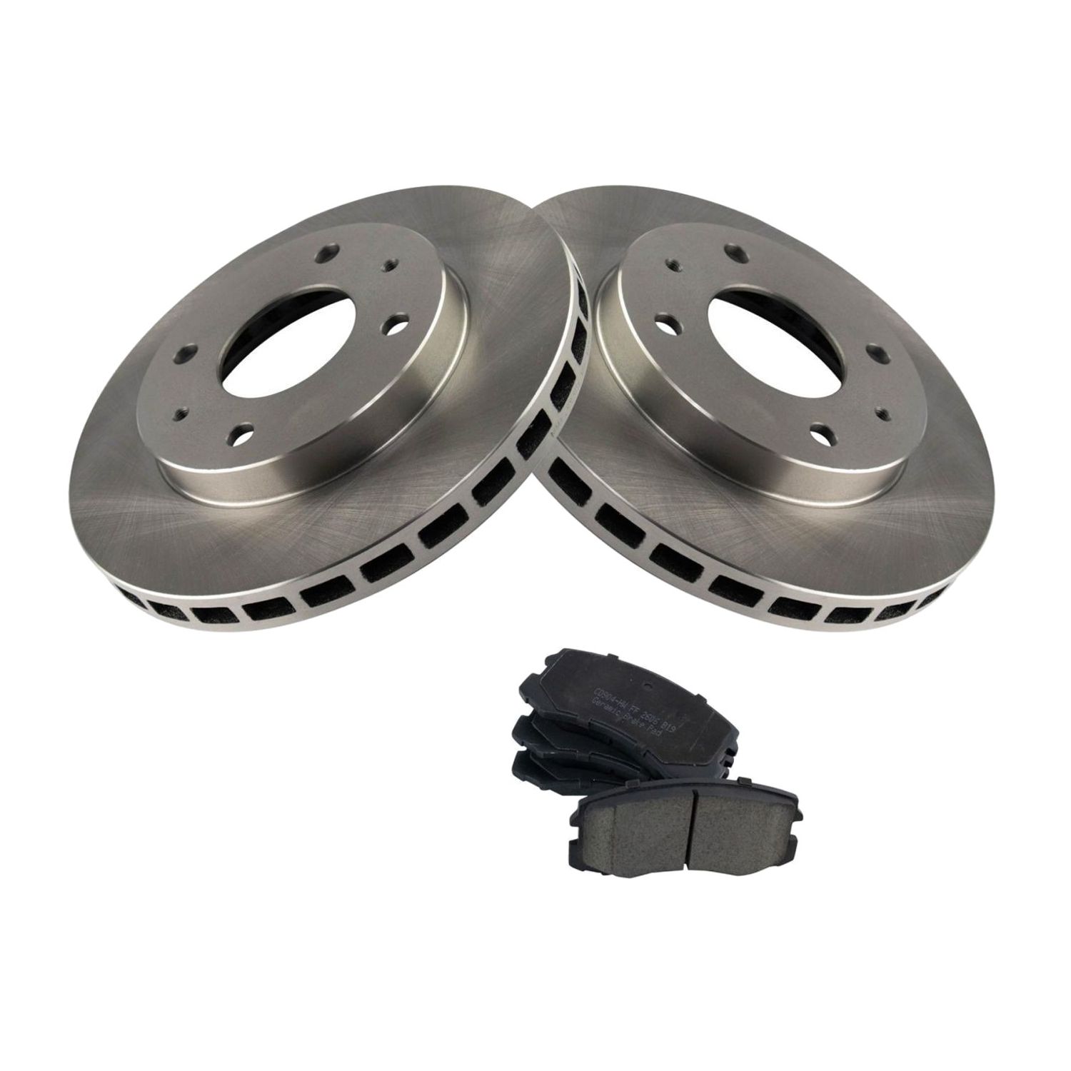 For 2006-2007 Mitsubishi Lancer ES Front Ceramic Disc Brake Pad & Rotor Kit Set