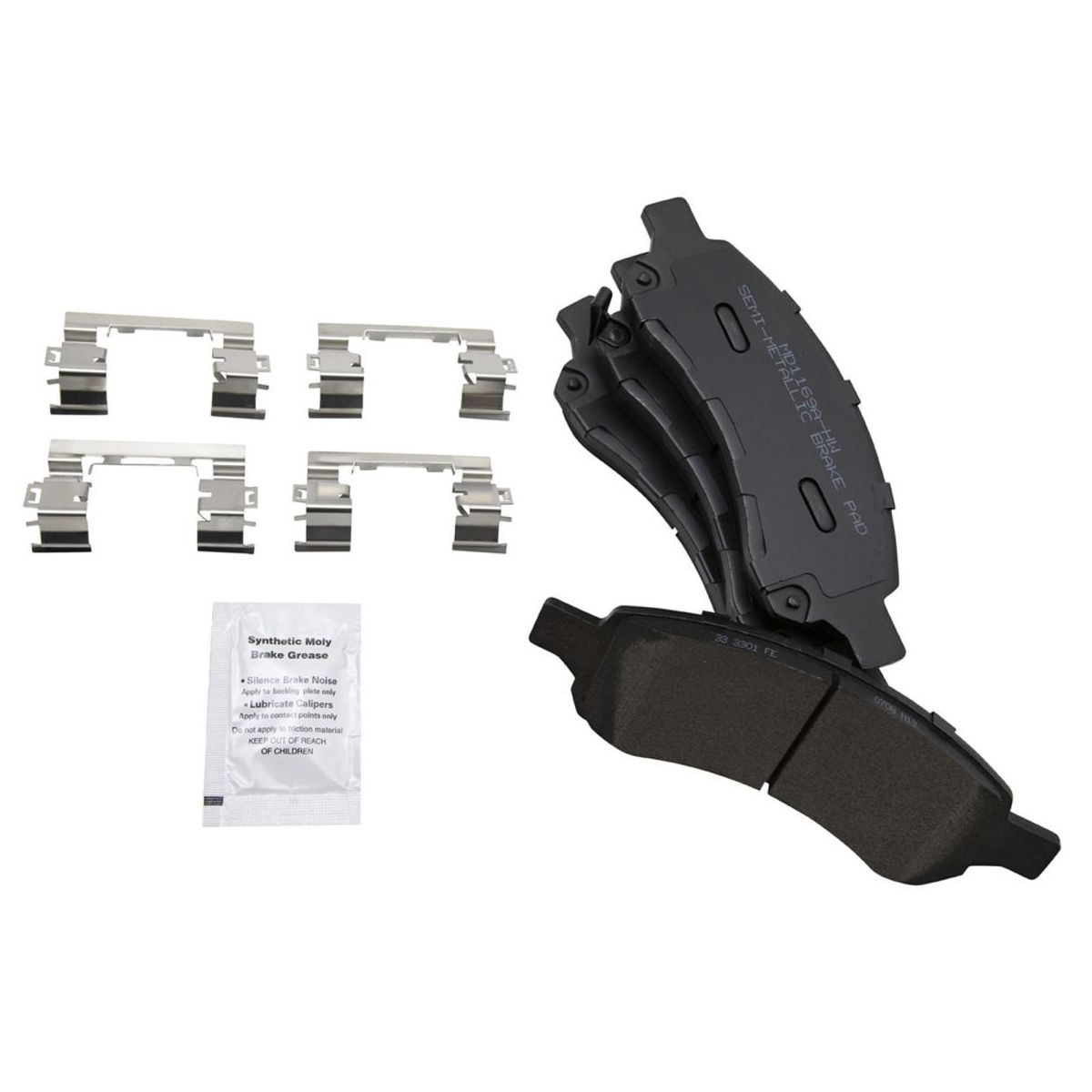 For 2006-2009 Chevrolet Trailblazer LT Brake Pad & Rotor Kit Metallic Front
