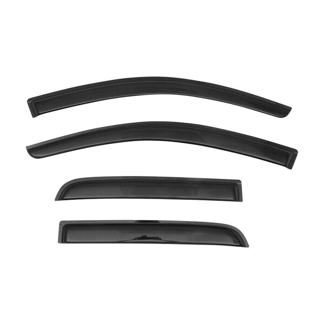 For Mitsubishi 14-21 Mirage Hatchback Window Visors Rain Sun Guard Vent 4Pc Set