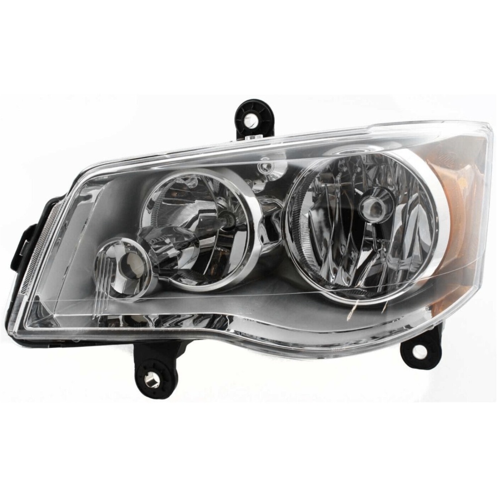 Bumper Cover Kit For 08-10 Chrysler Town & Country Mini Passenger Van Front 3pc