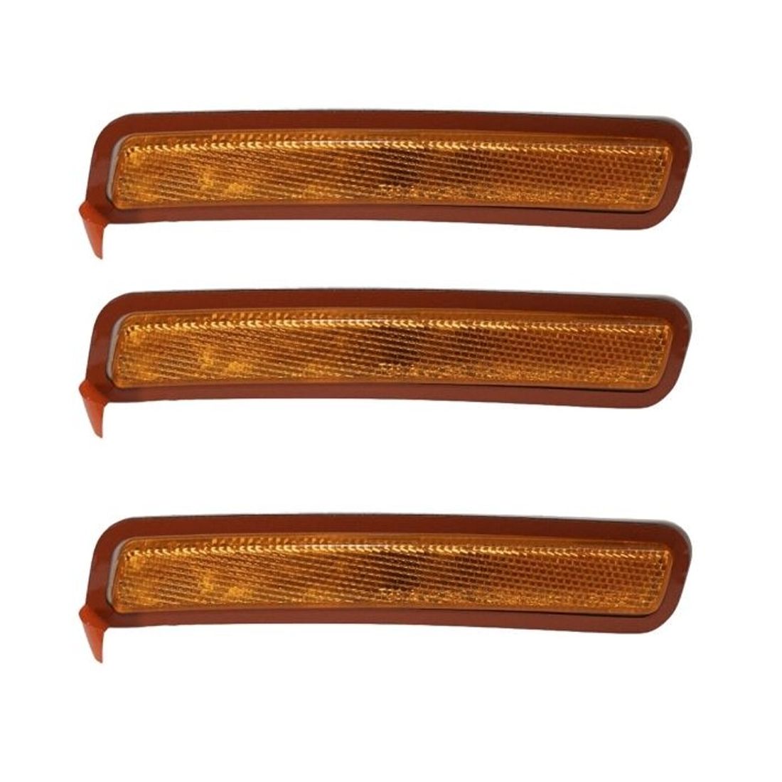 3 Sets Of - For X3 X4 Bumper Face Bar Reflector Light Lamp Front Driver Left Side