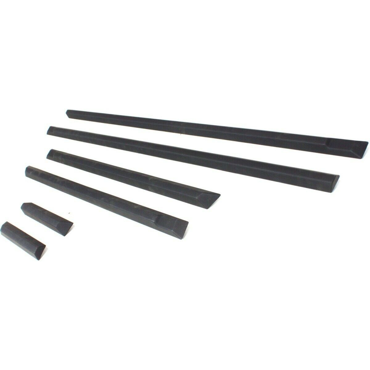 Set Of 6 Door Molding And Beltlines Front Left-and-Right For BMW 3-Series