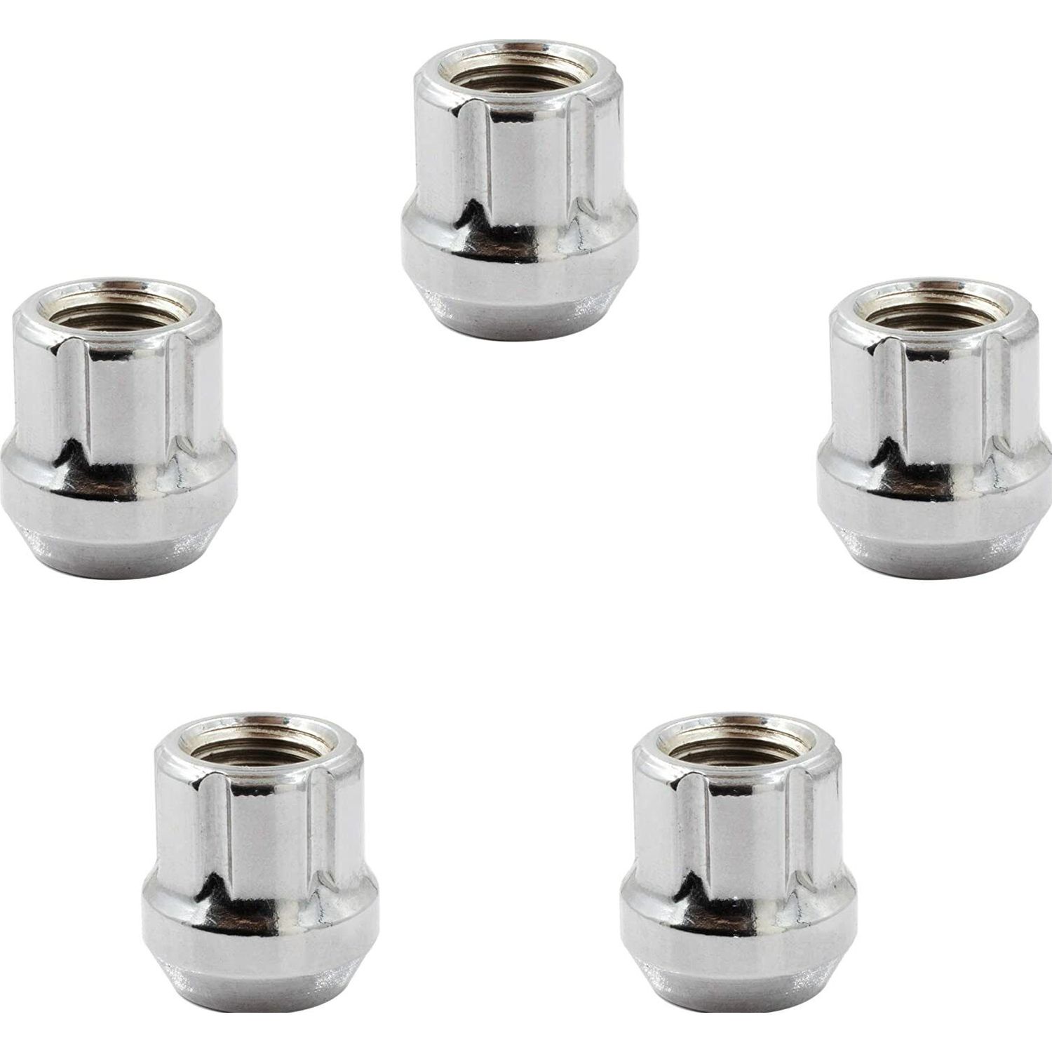 20x OPEN END SPLINE ACORN LUG NUTS 1/2X20 WHEEL NUT For 90 Dodge Dakota S 1 KEY