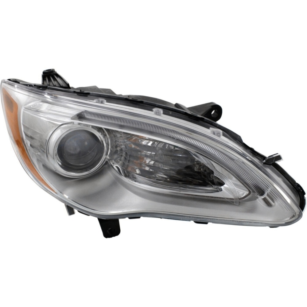 Headlight Set For Chrysler 2011-2014 200 Left And Right With Bulb 2Pc