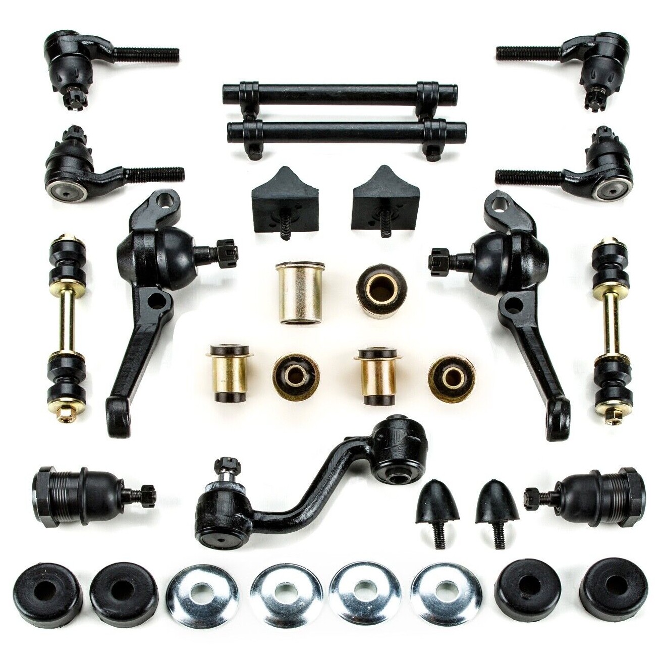Black Poly Front End Suspension Master Kit For Plymouth 1967 Valiant U/K Disc