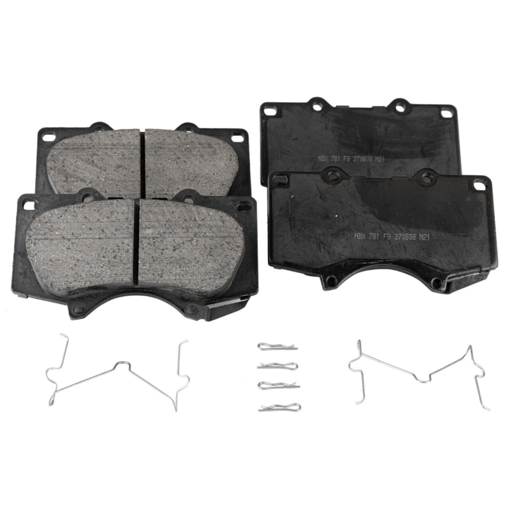 Brake Pad Set For 4Runner FJ Cruiser Sequoia Tacoma Tundra Front 2-Wheel Set RWD
