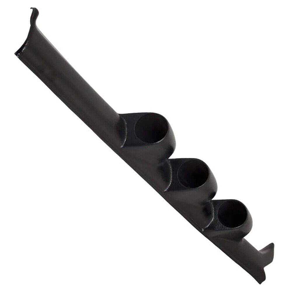 Black Triple Gauge 52mm Pillar For 1988-1991 Honda CRX 1988-1991 Honda Civic