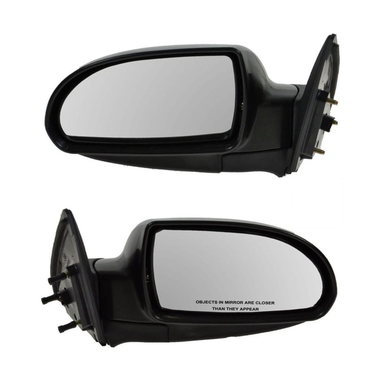 For 2007-2010 Hyundai Elantra Folding Power Heated Smooth Mirror Set