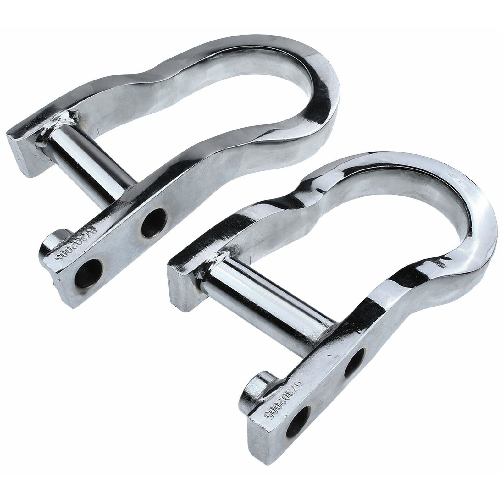 2Pcs Chrome Tow Hooks For Chevrolet GMC Silverado Sierra 1500 2007-2019 84072462