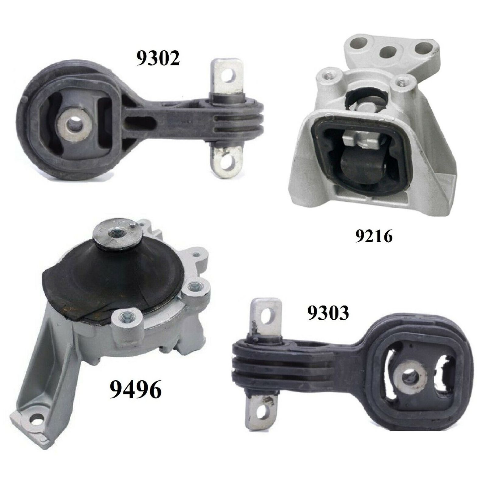 4PCS MOTOR & TRANS MOUNT For 11 CR-V SE Sport Utility A86584-MCO1214201841 2.4L