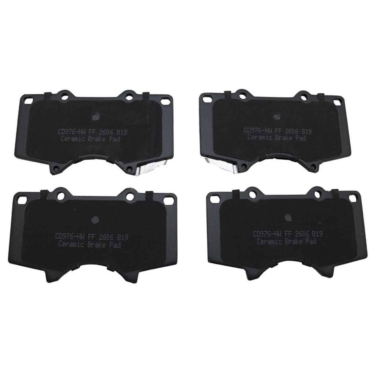For 10-19 GX460 10-19 4Runner Front Posi Ceramic Disc Brake Pads & Rotor Kit Set