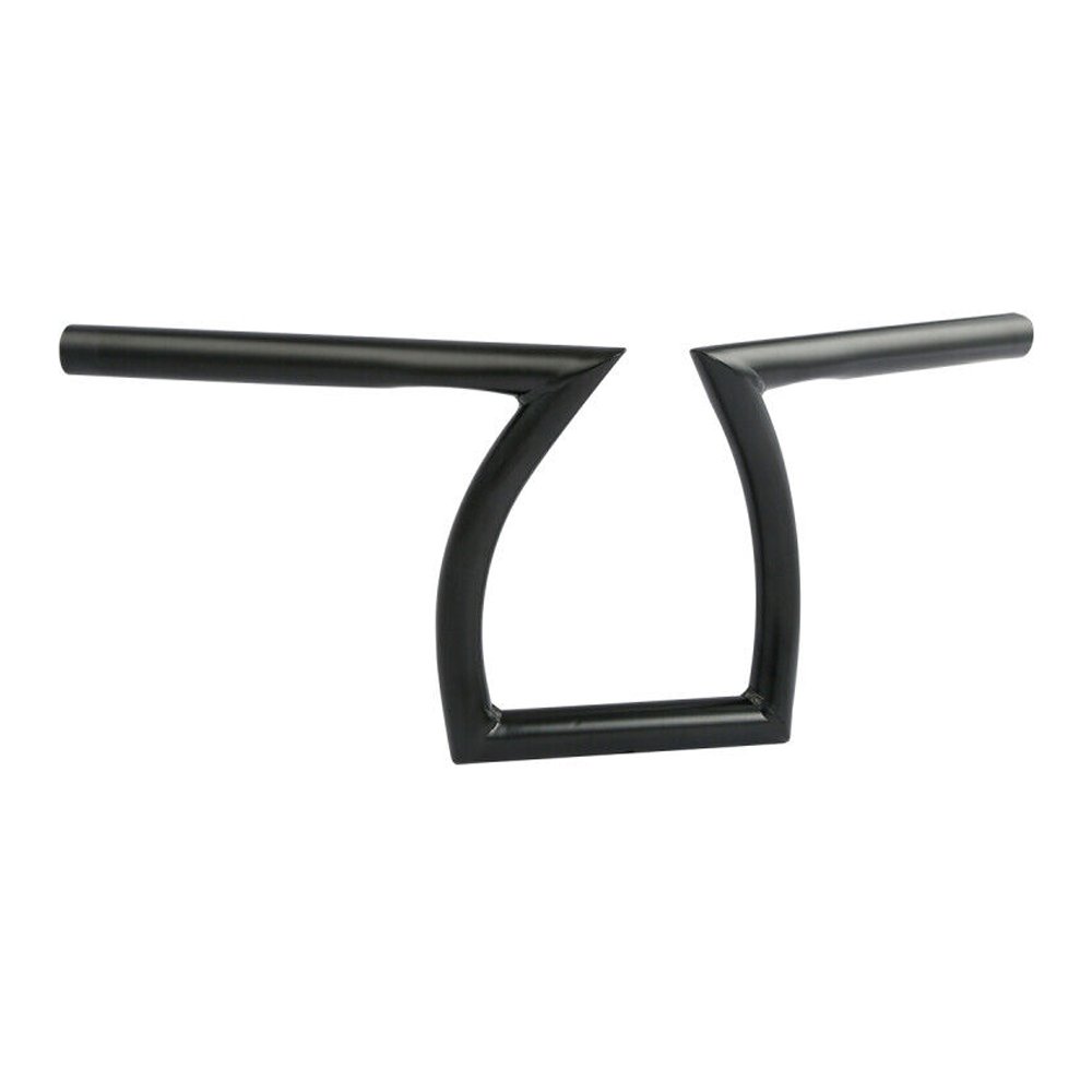 Black 1" Handlebars Z Bars For Harley-Davidson Honda Kawasaki Choppers Custom