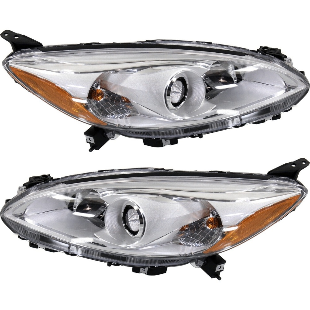 Headlight Set For 2012-2017 5 Mini Passenger Van 5 Left And Right With Bulb 2Pc