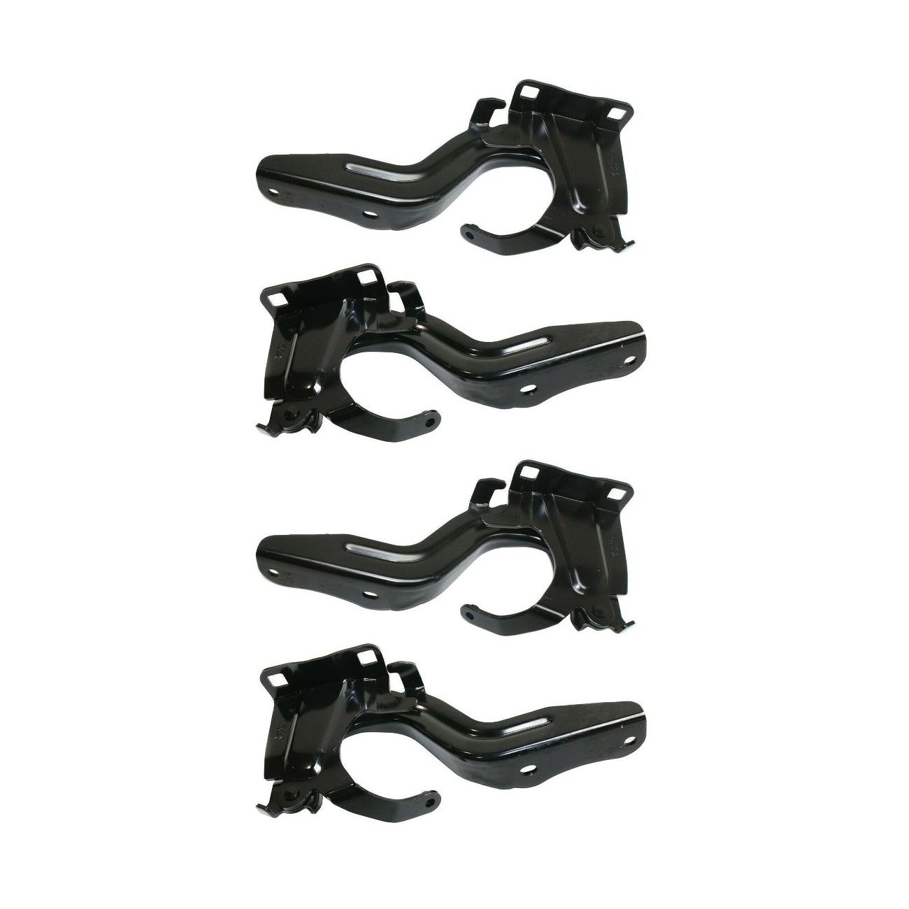 4 PCS - For 2014-2019 Rogue Set Hood Hinges Driver & Passenger Side LH RH