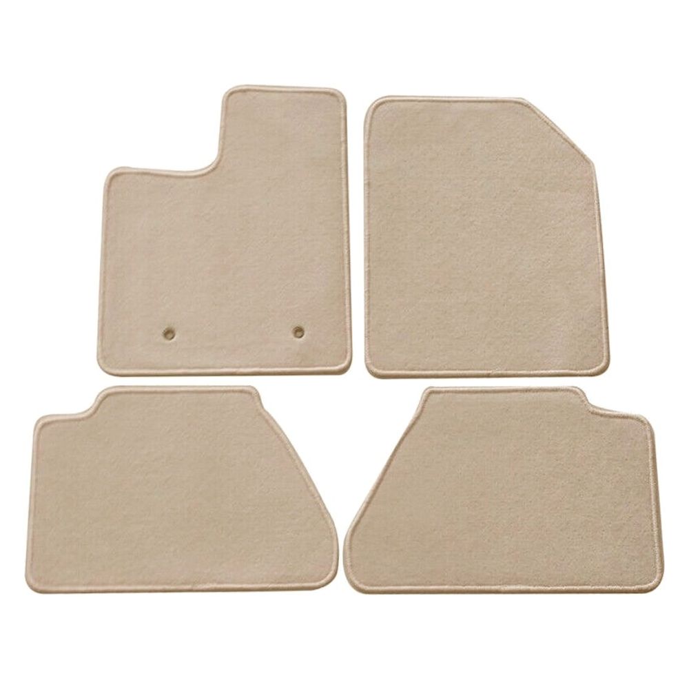 For 07-13 Edge Sport Utility Floor Mats Carpet Front & Rear Beige 4PC-Nylon