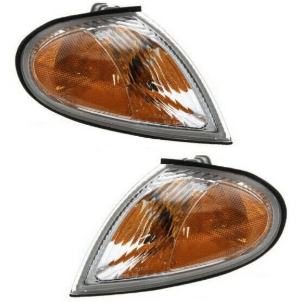 Corner Light For Hyundai 1999-2000 Elantra Set Of 2 LH RH Incandescent W/ Bulbs