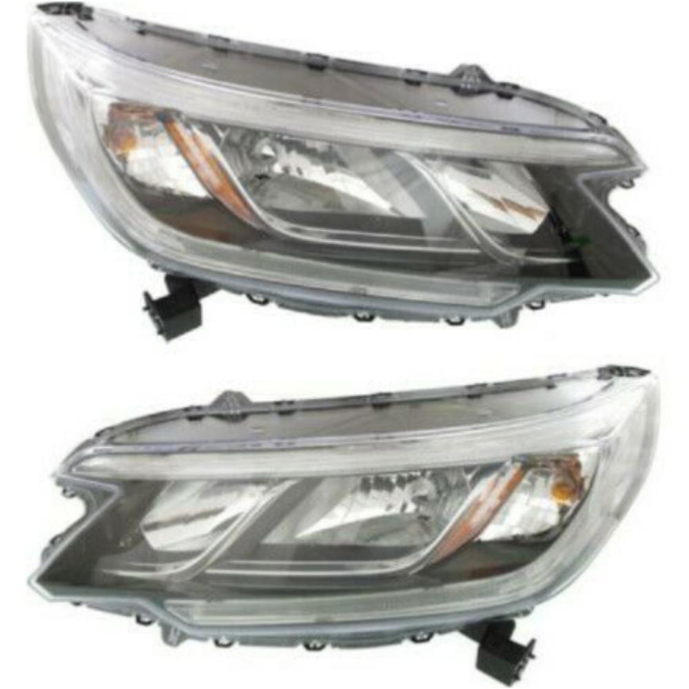 Headlight Set For 2015-16 CR-V Left And Right With Daytime Running Light