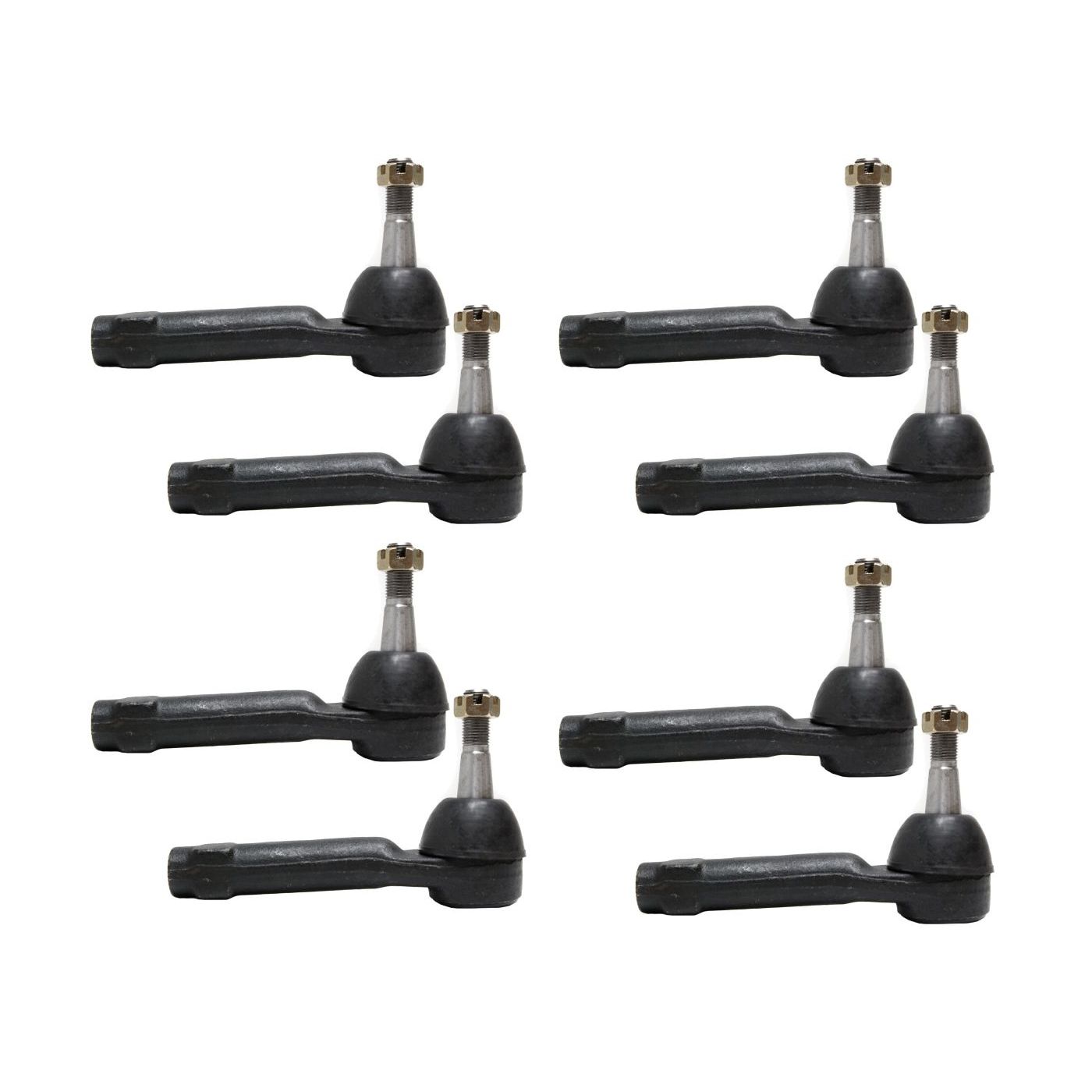 4 Sets Of - Front Outer Tie Rod End For 99-07 Chevy GMC 1500- 3500 Tahoe Cadillac