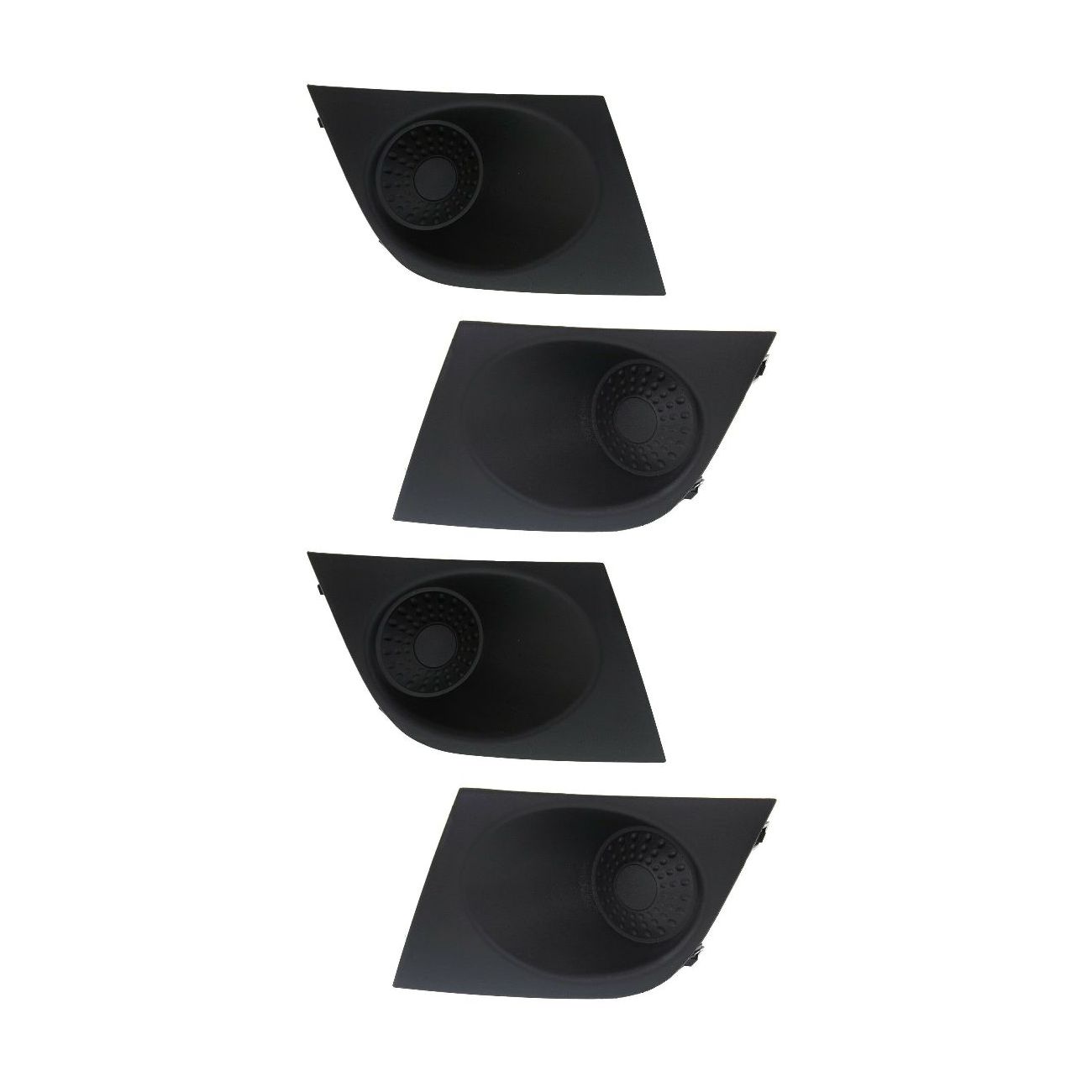 4 PCS - Set Fog Light Covers Driver Passenger Side For 2007-2012 Nissan Versa