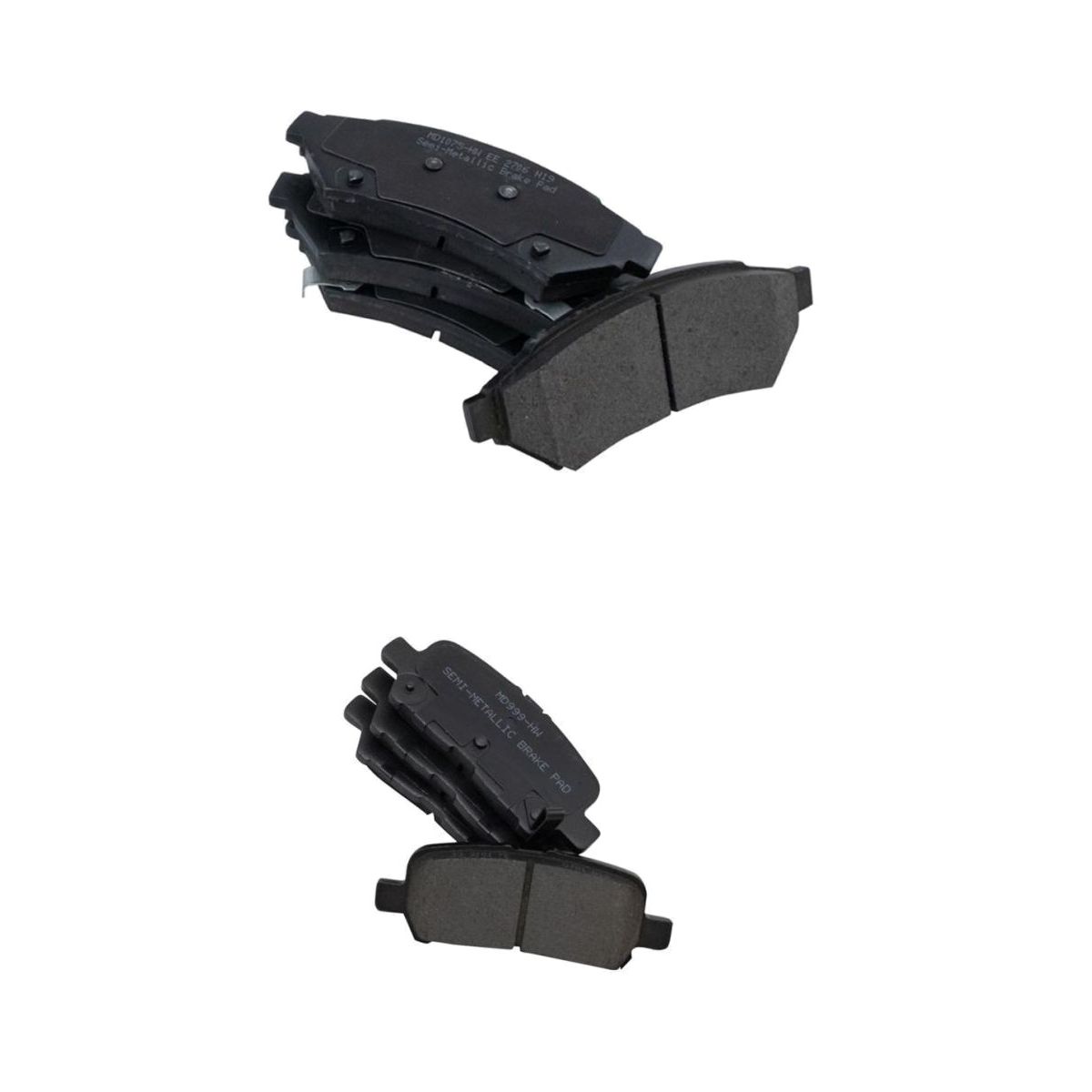 For 2005-2008 LaCrosse Front & Rear Premium Posi Semi-Metallic Disc Brake Pads