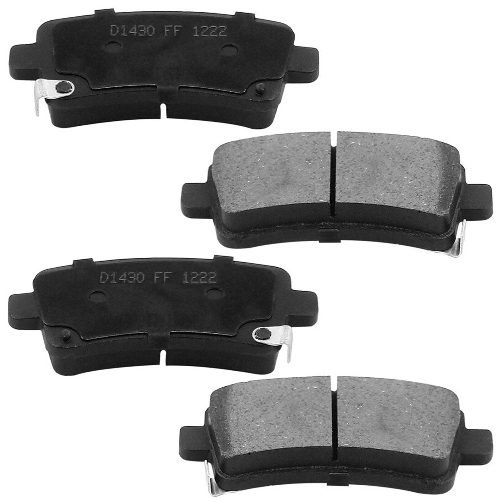 4 Pcs Rear Brake Pads For Chevy 2014 2015 - 2020 Impala 2016 Malibu Limited C8