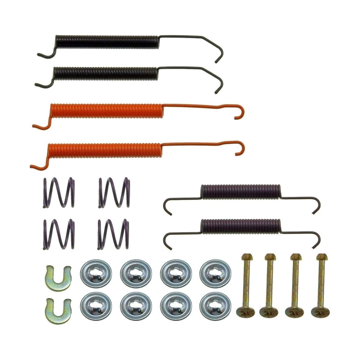 For 2005-2009 Toyota Corolla XRS Sedan Drum Brake Hardware Kit Rear