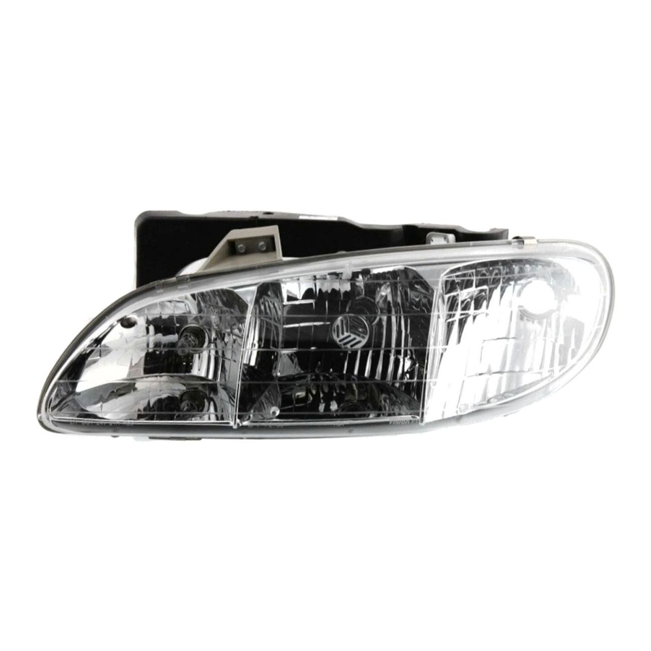Headlight For 96-98 Grand Am GT 96-98 Grand Am SE Left Clear Lens With Bulb