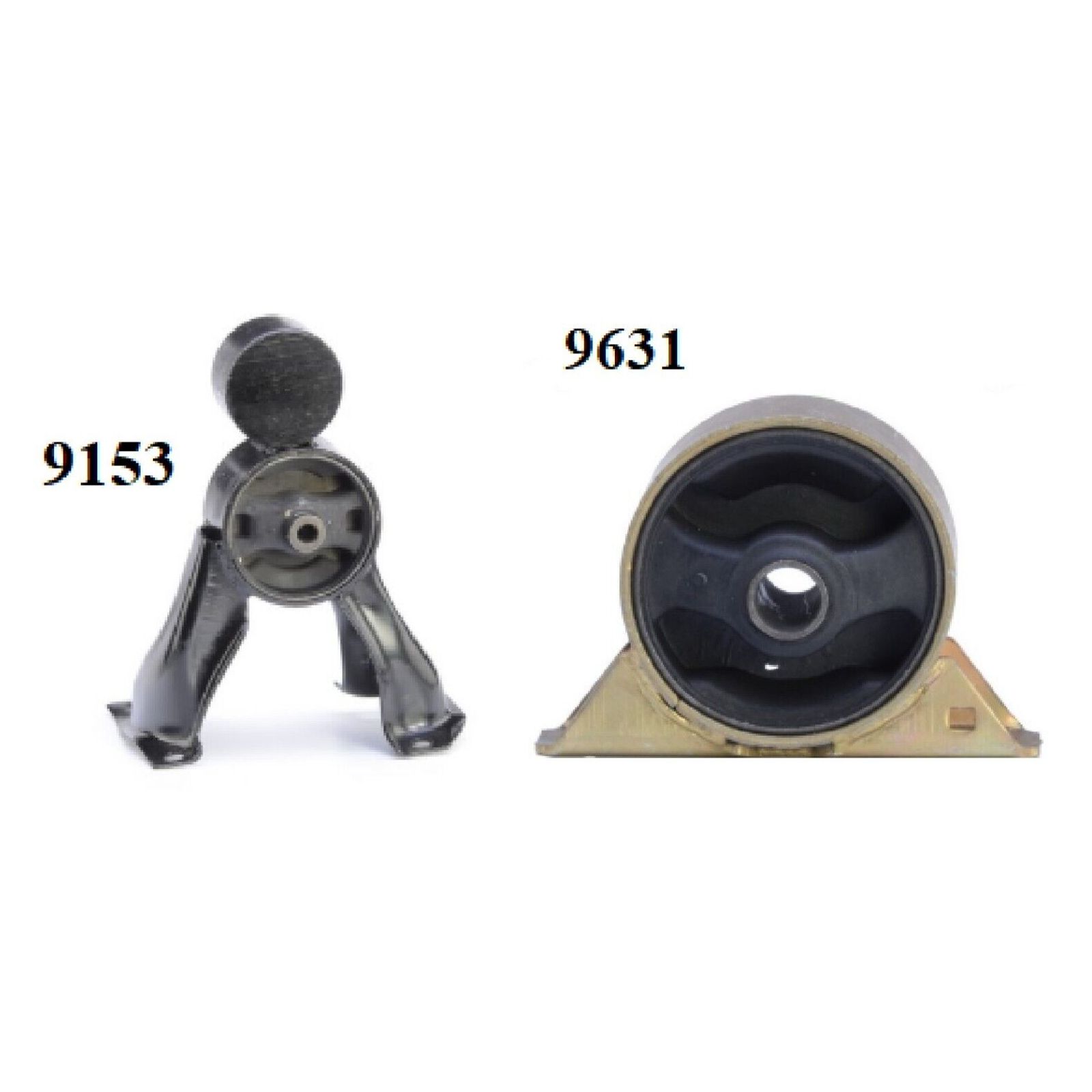 2pcS Motor Mount For 04-06 Lancer A86584-9153_9631 Ralliart 2.4L-Manual Trans
