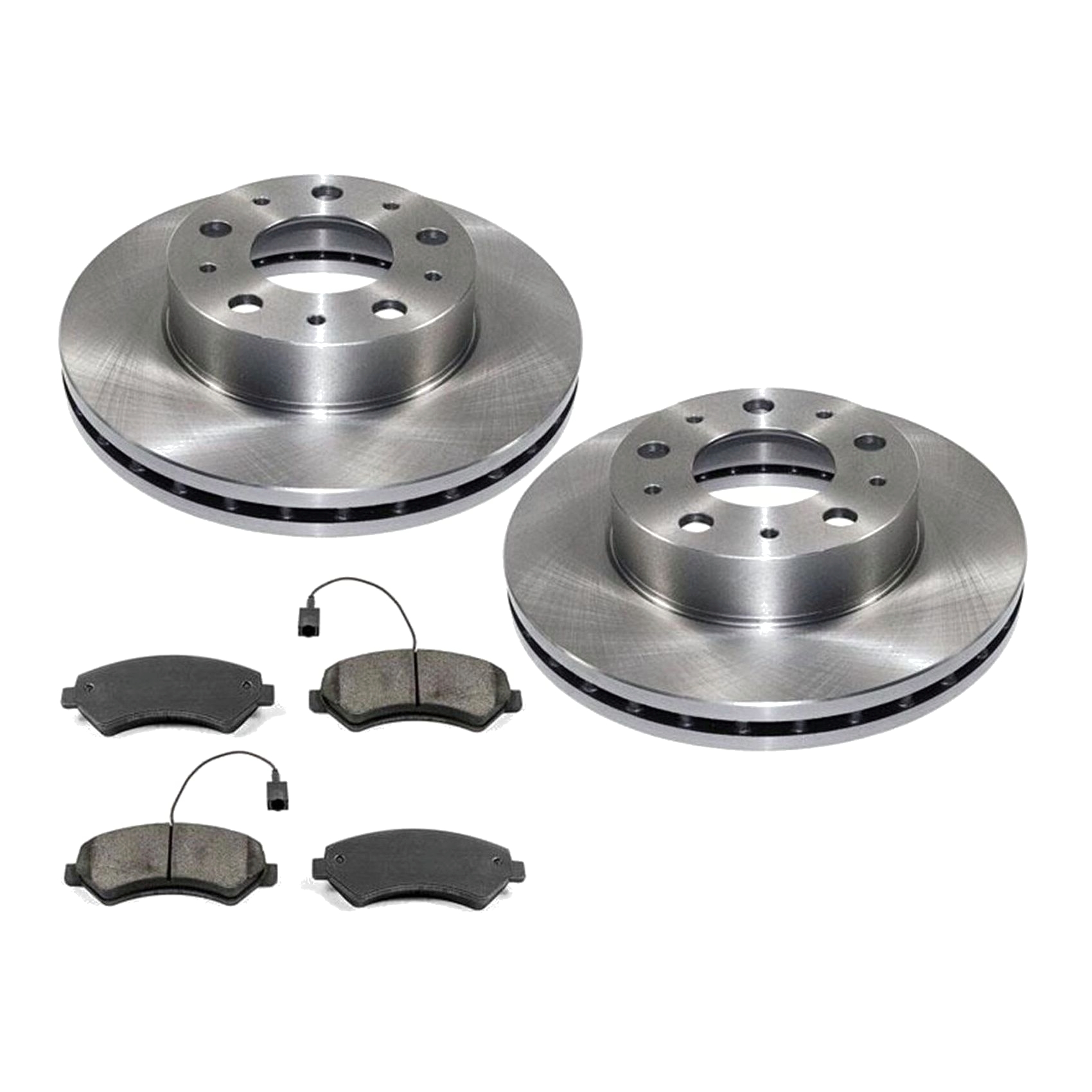Front Brake Brake Rotors For 15-18 Ram ProMaster 2500 Base Cab & Chassis 3pc