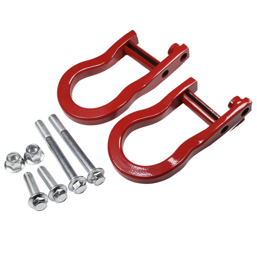 Red Front Tow Hook Kit For LD Limited Sierra Silverado