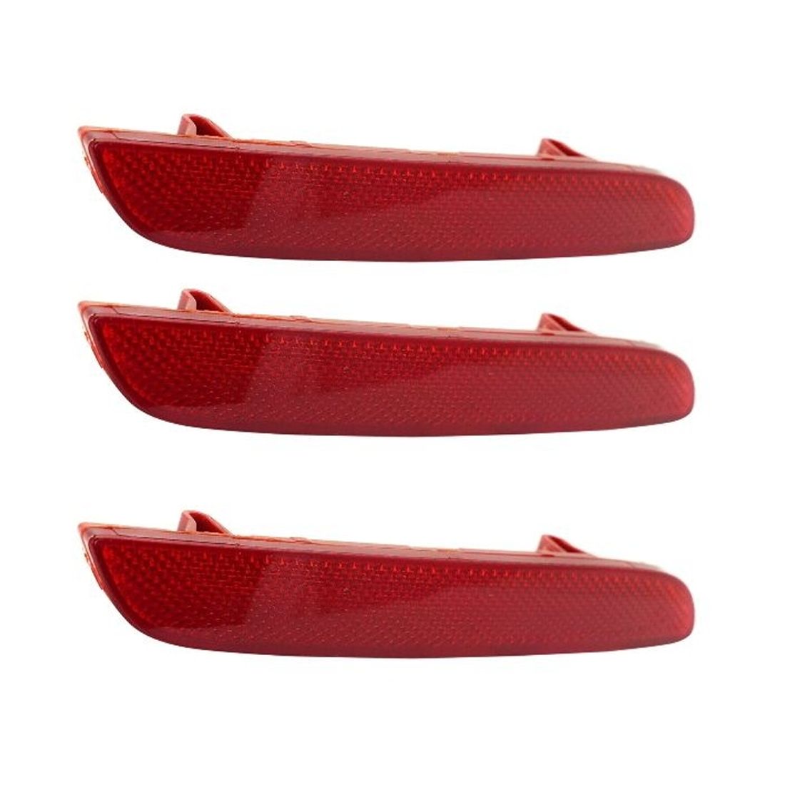 3 Sets Of - For Chevrolet Bumper Face Bar Reflector Light Lamp Rear Passenger Right