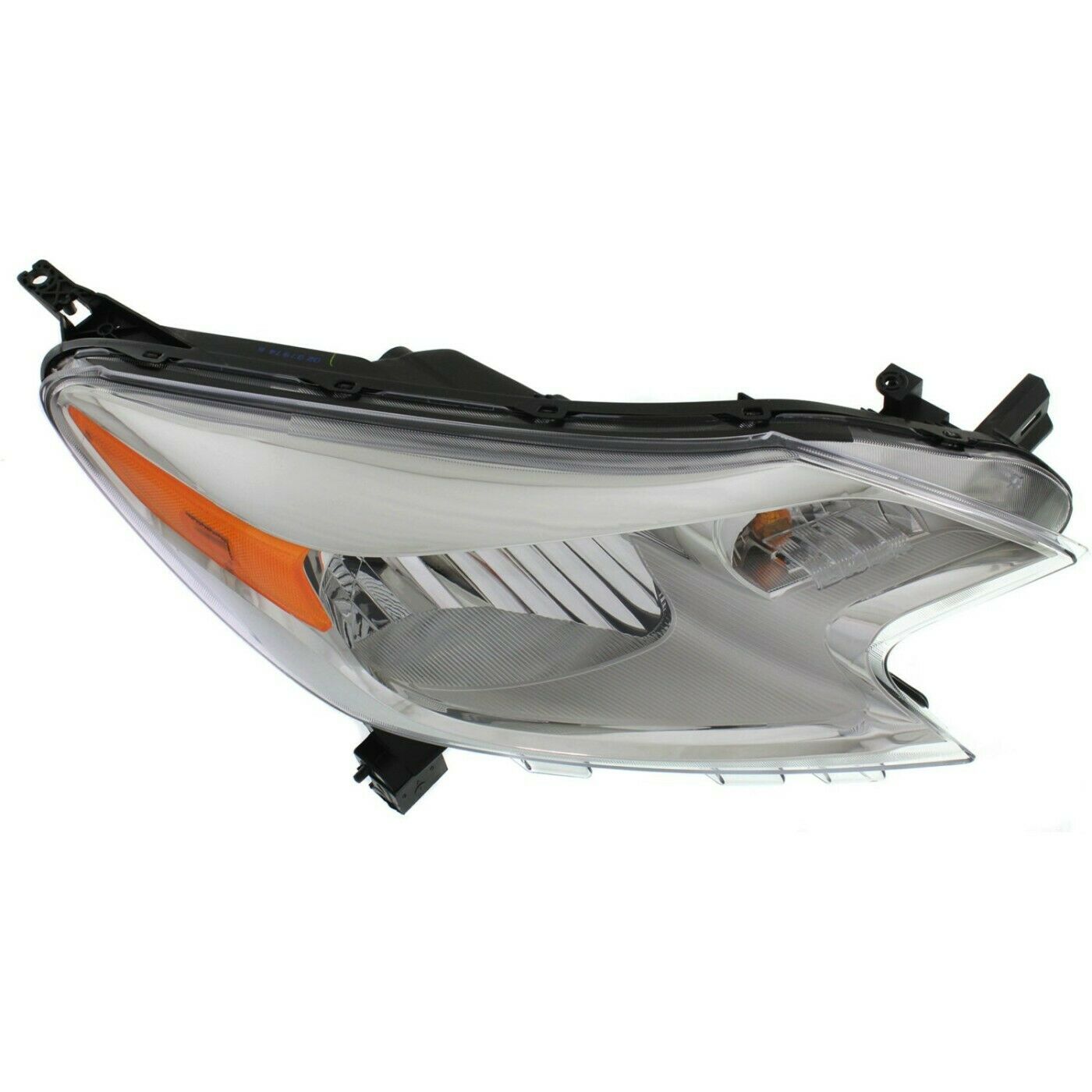 Headlight Set For Nissan 14-16 Versa Note Hatchback Left And Right With Bulb 2Pc
