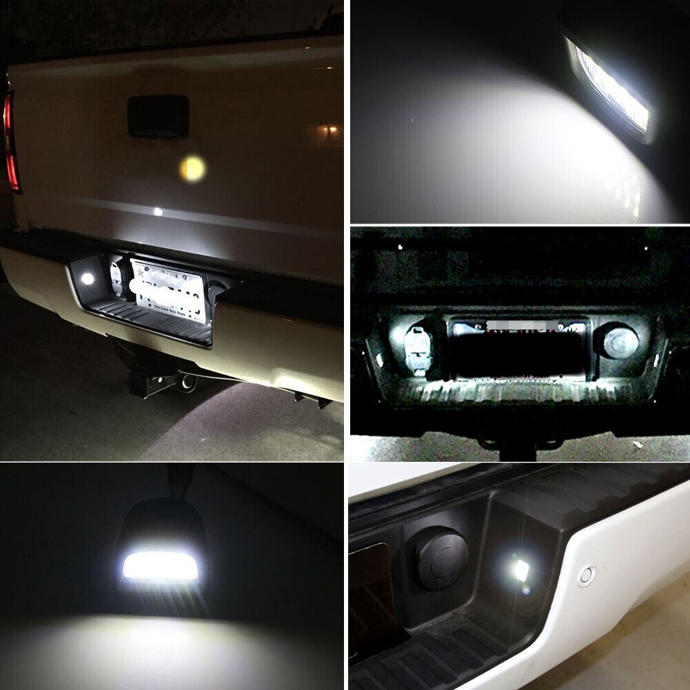 Full LED License Plate Light Kit Silverado