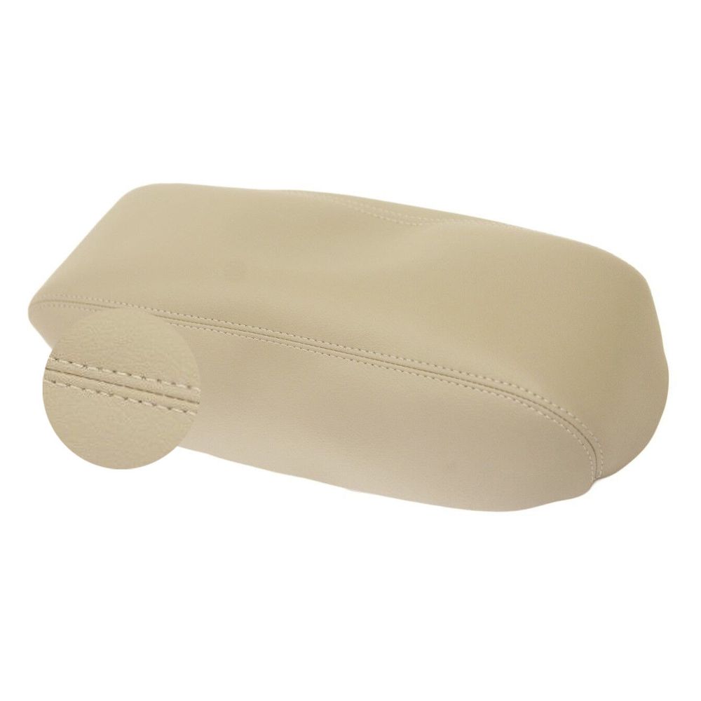 Center Console Armrest Leather Synthetic Cover For Ford Escape 01-04 Beige