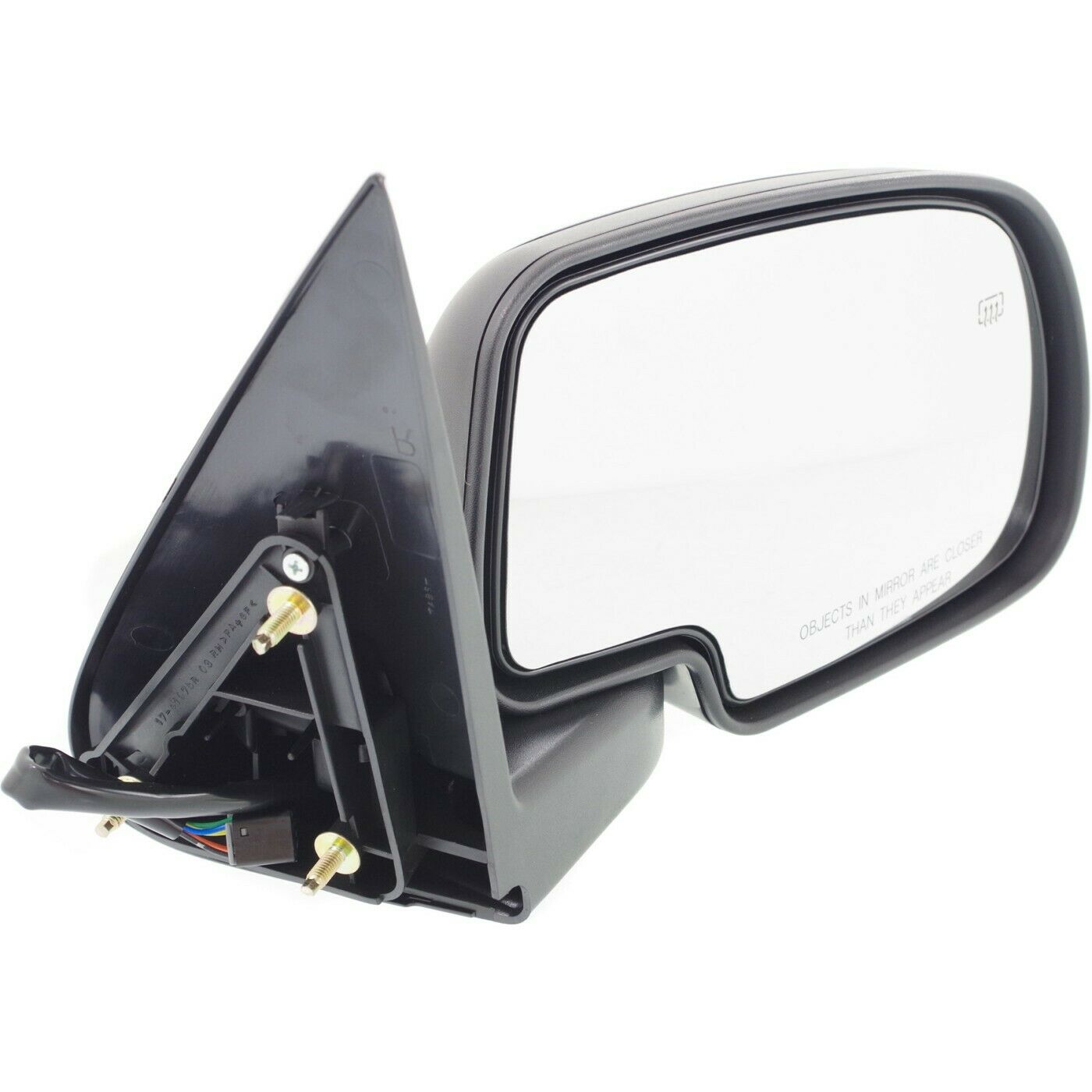Power Mirror For 1999-2002 Cadillac Chevrolet GMC Right Manual Folding Textured