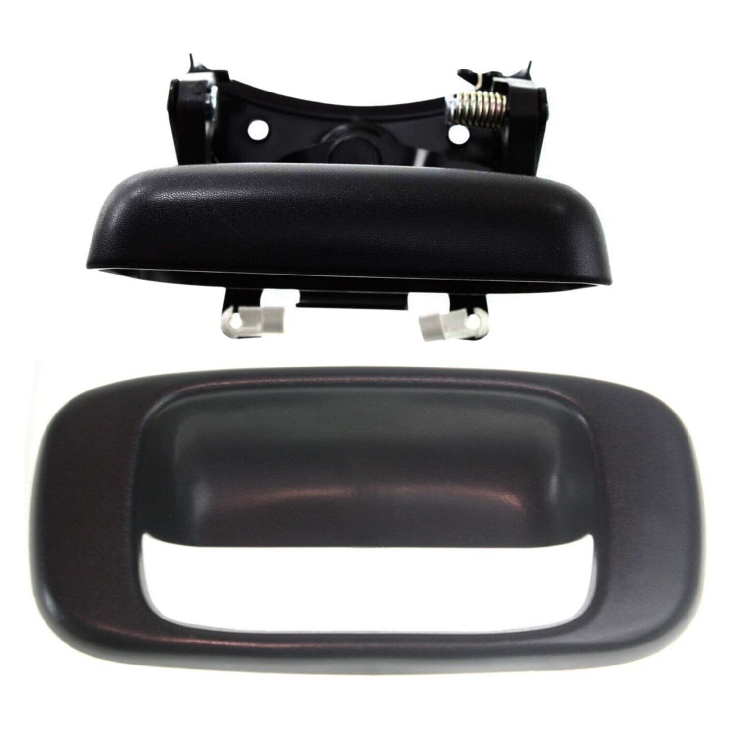 Black Tailgate Tail Gate Handle & Bezel Kit For-nan Chevrolet Silverado 1500